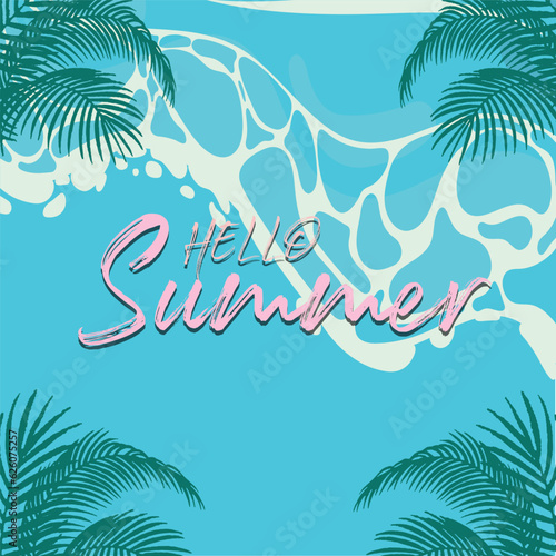 Vibrant Poster Collection Celebrating the summer Season