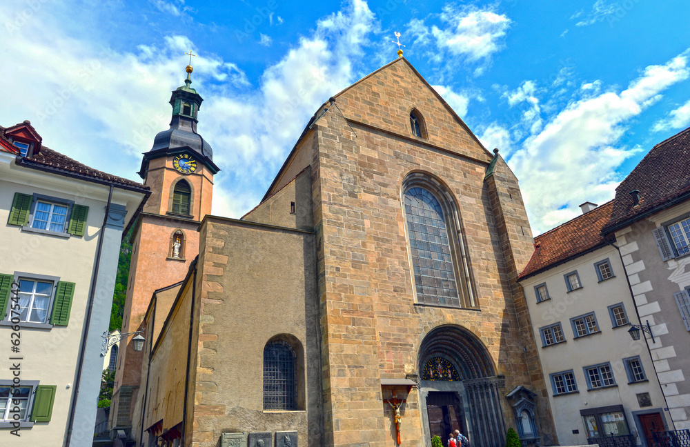 Kathedrale St. Mariä Himmelfahrt in Chur, Kanton Graubünden, Schweiz Kathedrale St. Mariä Himmelfahrt in Chur, Kanton Graubünden, Schweiz