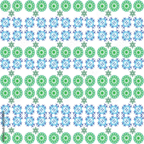 seamless pattern with flowers