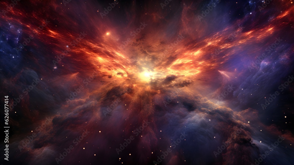 Naklejka premium stars, space, suns , astronomy, universe, and planets background, wallpapers. AI 