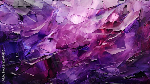 Pink and purple abstract rocks stone surface texture - Generative AI