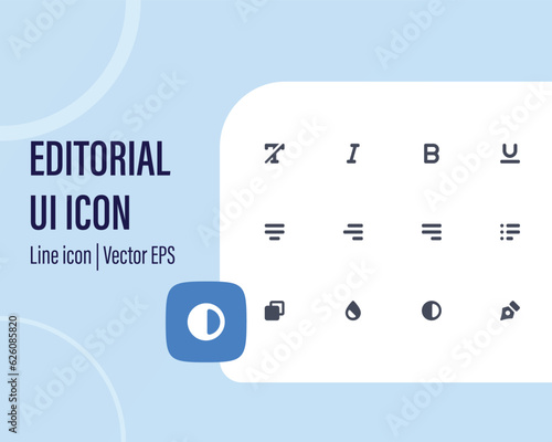 Graphic design web icons in line style. Icons for graphic designer, creative package, stationary, software, creativity, tools, drawing, collection. Vector illustration.