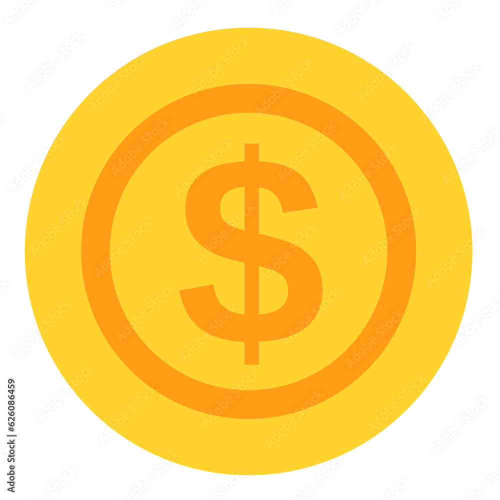Money Coin Currency Forex Exchange Flat Design Money Coin Currency Forex Exchange Flat Design