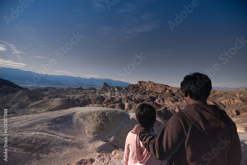 tourists in the mountains