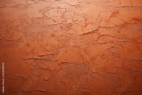 Rough texture wall surface, terracotta background or backdrop. AI generated, human enhanced