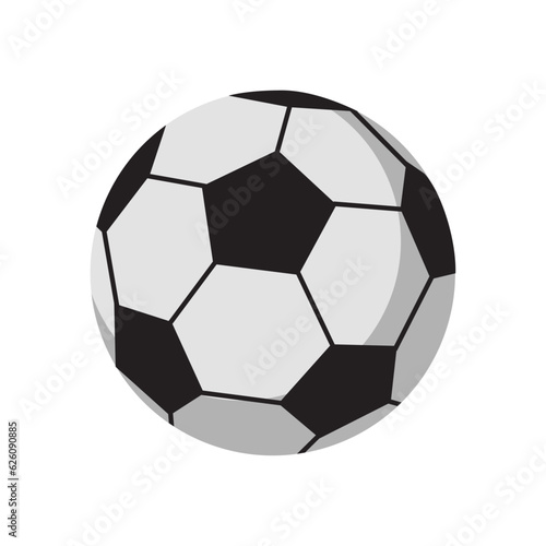 Vector doodle soccer ball