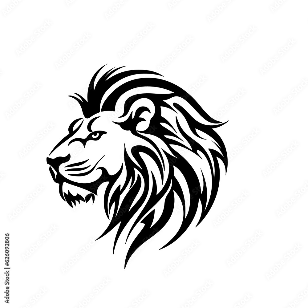 Fototapeta premium Lion svg png bundle, Lion clipart, Lion cut file, Lion King svg, Lion vector, Lion face svg, Lion head svg, Lion silhouette, Lion logo, Cricut, LION HEAD SVG, Lion Head Svg, Lion Clipart, Lion Head Sv