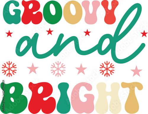 Retro Christmas Svg cut files