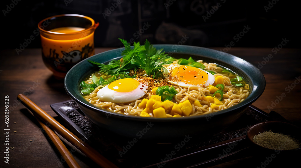 Ramen with corn