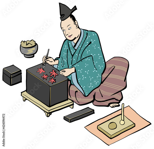 蒔絵師-漆器の重箱をつくる