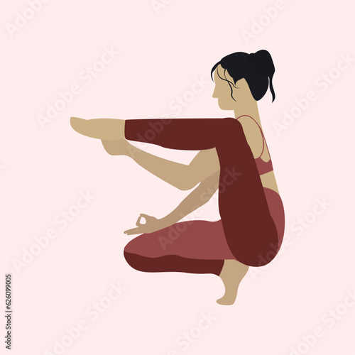 Yoga Postura mujer, Hatha Yoga