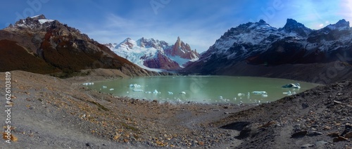 paisajes del sur patagonico en la zona del Chalten photo