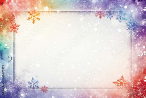 Christmas Background with Snowflakes