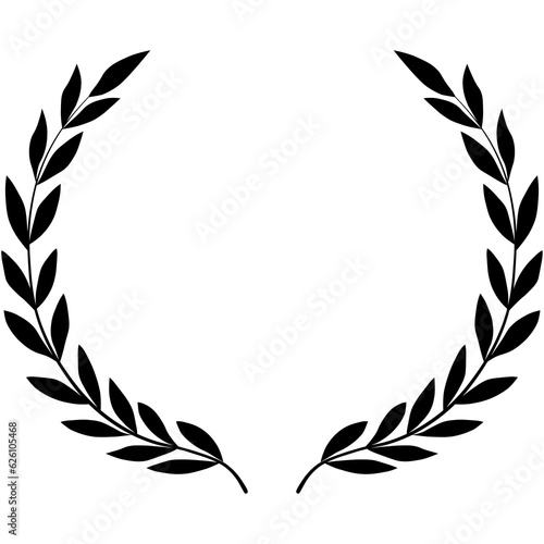 black laurel awards vector png