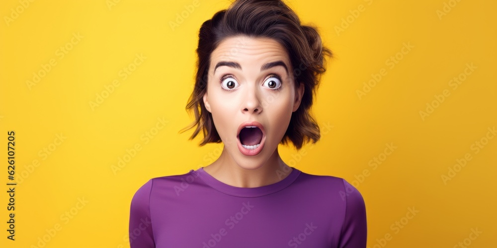 Unexpected Joy: Woman's Surprise and Playful Humor, Generative AI Unexpected Joy: Woman's Surprise and Playful Humor, Generative AI