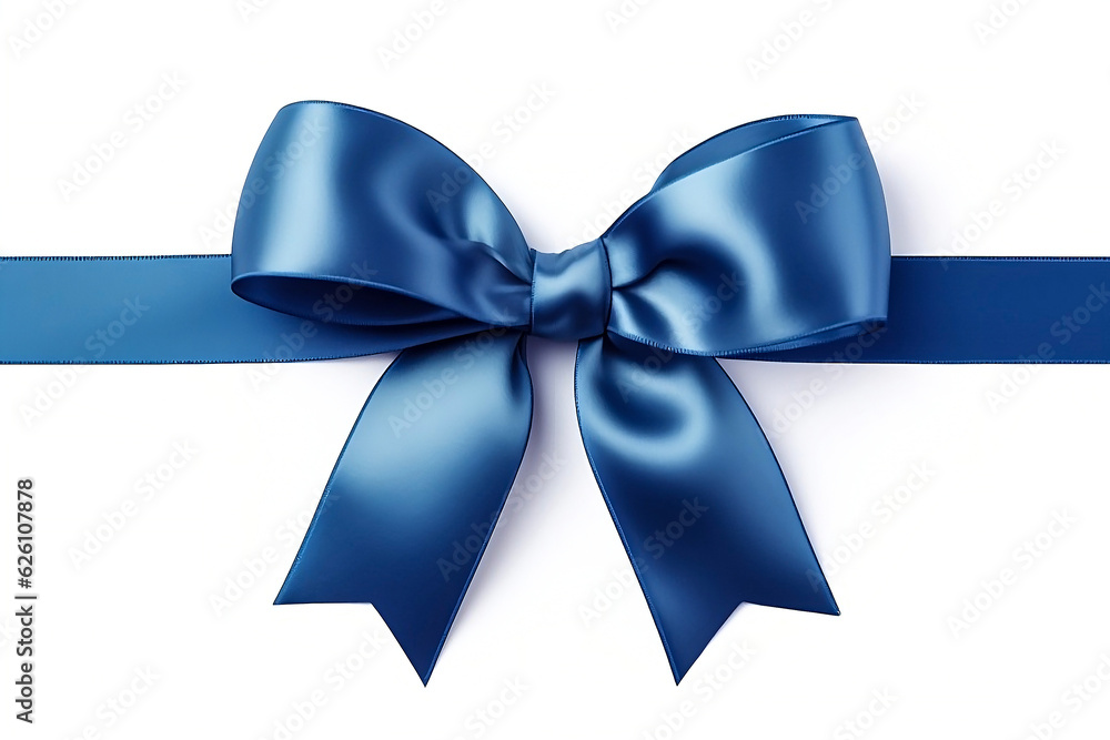 Blue ribbon PNG with bow isolated on white and transparent background, png ribbon for christmas celebration Gift advertising concept - GENERATIVE AI Blue ribbon PNG with bow isolated on white and transparent background, png ribbon for christmas celebration Gift advertising concept - GENERATIVE AI