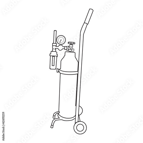 oxygen cylinder icon