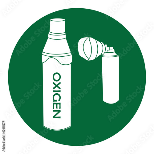 oxygen cylinder icon