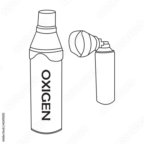 oxygen cylinder icon