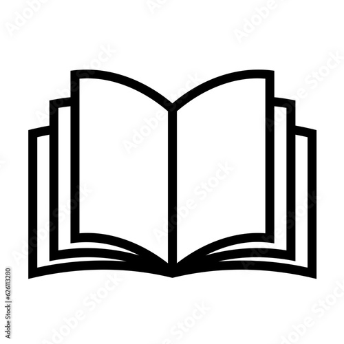 open book vector icon