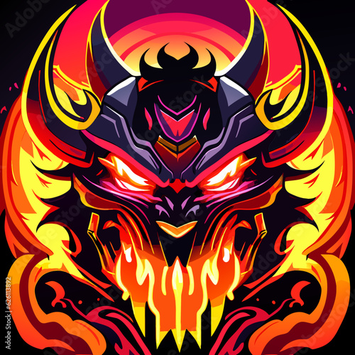 evil monster in the hell