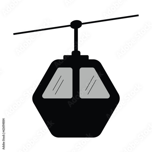 funicular icon vector