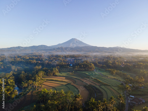 Embracing the Majestic Mountains and Sun-Kissed Nature in Java Indonesia