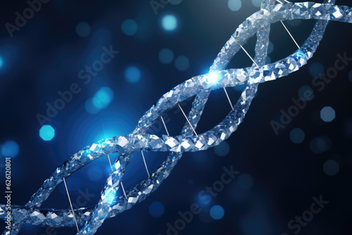 DNA Helix Abstract Background