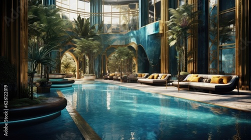 Sophisticated Retreat  Atrium Resort s Stunning Pool Area