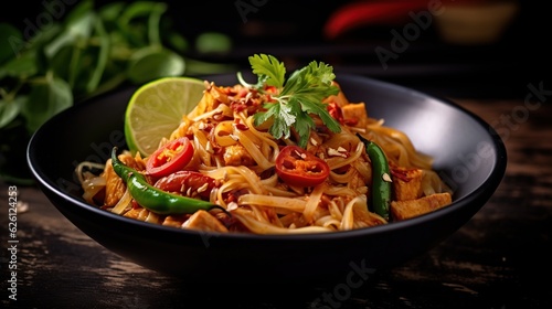 Spicy thai curry noodles 