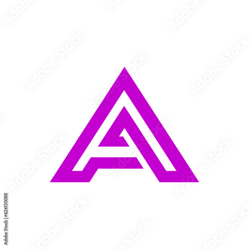 Free Download Monogram design vector logo. Monogram initial letter mark A logo design. Monogram design vector logo. Monogram initial letter mark A logo design simple A monogram - GFXLoad