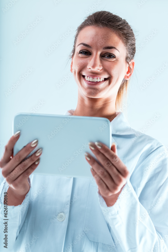 STEM woman, data treatment, discourages predatory journals STEM woman, data treatment, discourages predatory journals
