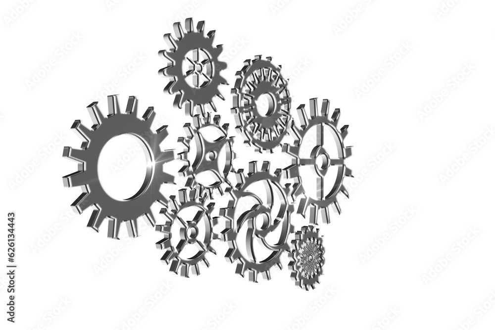Digital png illustration of silver cogs on transparent background Digital png illustration of silver cogs on transparent background