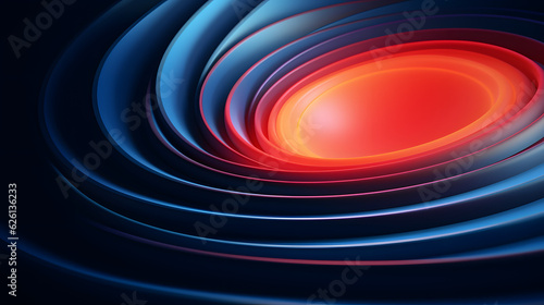Organic form panorama wallpaper background with Light effect natural and glossy material Concept for business design