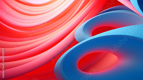 Organic form panorama wallpaper background with Light effect natural and glossy material Concept for business design