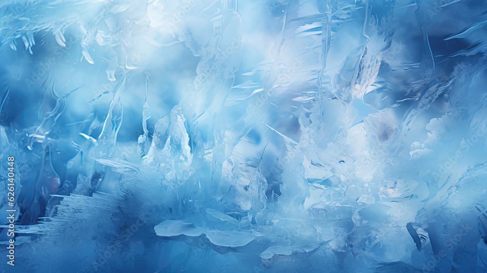 Background image of a frozen winter landscape rendered in an impressionistic style, showcasing frosty textures in pastel shades of ice blue and snow white, creating a digital winter wonderland with ic Background image of a frozen winter landscape rendered in an impressionistic style, showcasing frosty textures in pastel shades of ice blue and snow white, creating a digital winter wonderland with ic