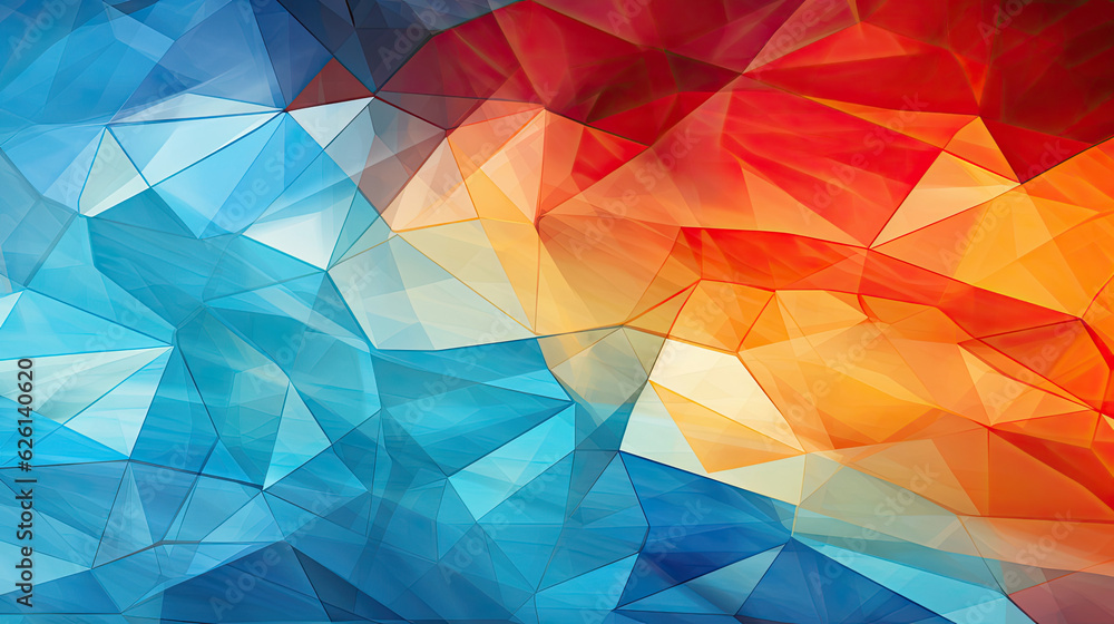Abstract geometric composition with contrasting colors Abstract geometric composition with contrasting colors