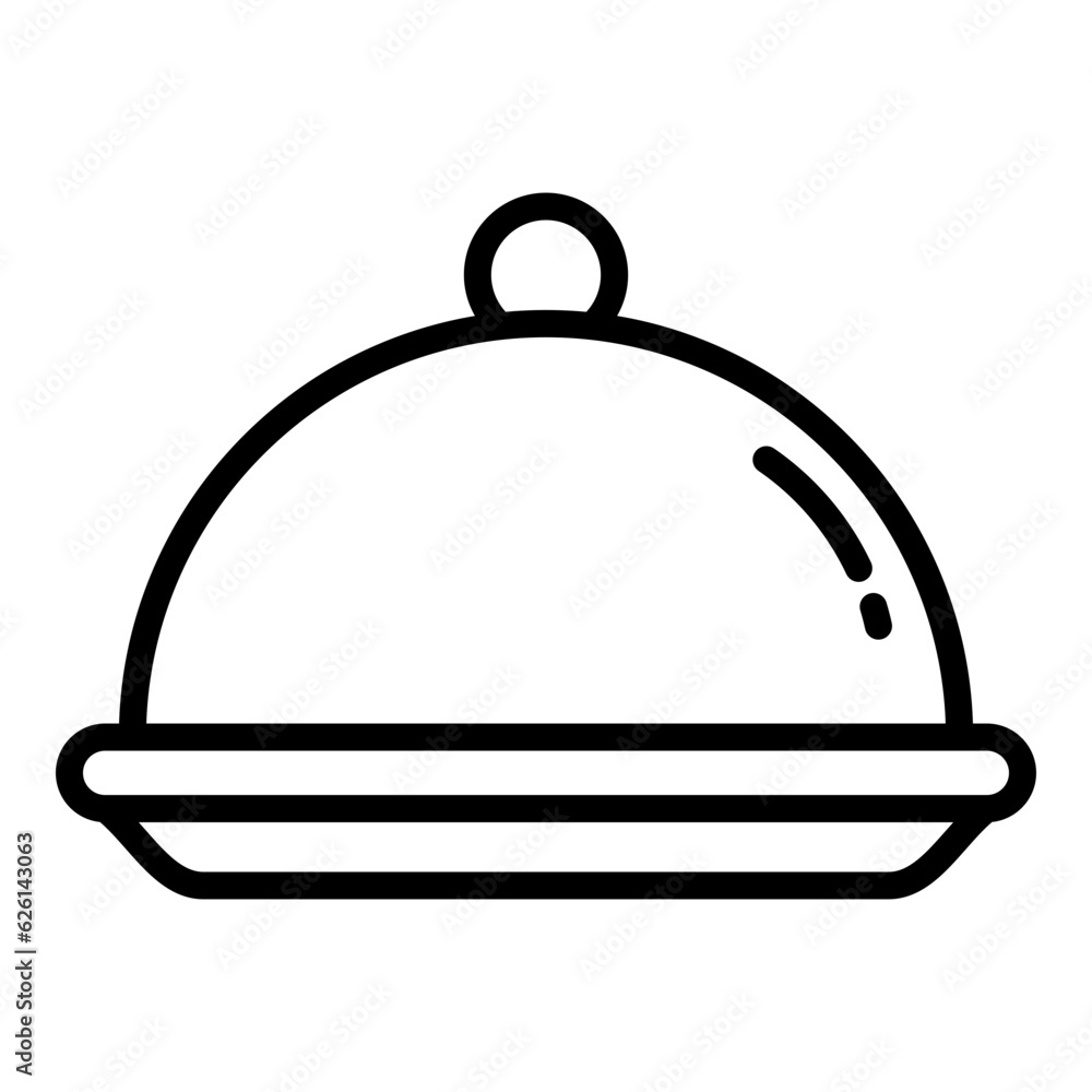 Obraz premium waitress icon on transparent background