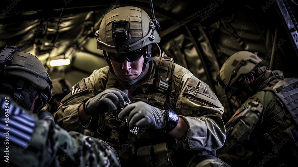 Specialized Vehicles and Tactics A Group of Soldiers Preparing to Intercept a HighValue Target AI Generated Specialized Vehicles and Tactics A Group of Soldiers Preparing to Intercept a HighValue Target AI Generated