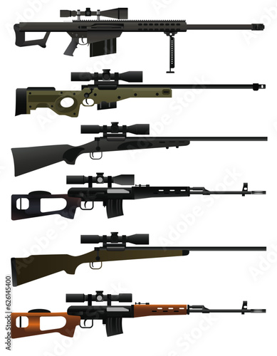 Sniper Rifle Pack / Ai Illustrator