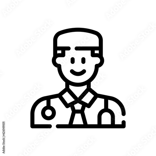 doctor line icon