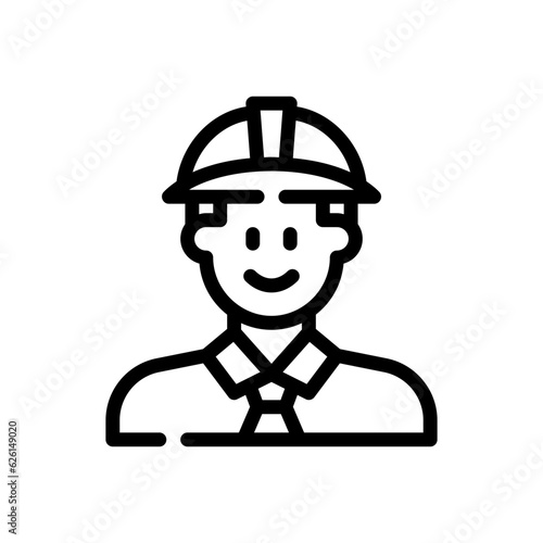engineer line icon