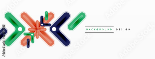 Minimal geometric background cross line. Design for wallpaper, banner, background, landing page, wall art, invitation, prints, posters