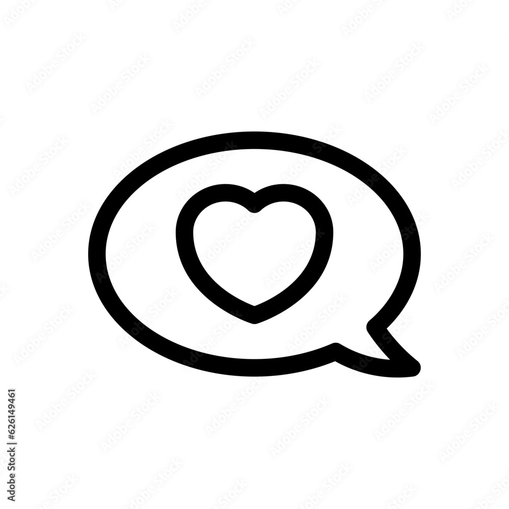 speech bubble line icon speech bubble line icon