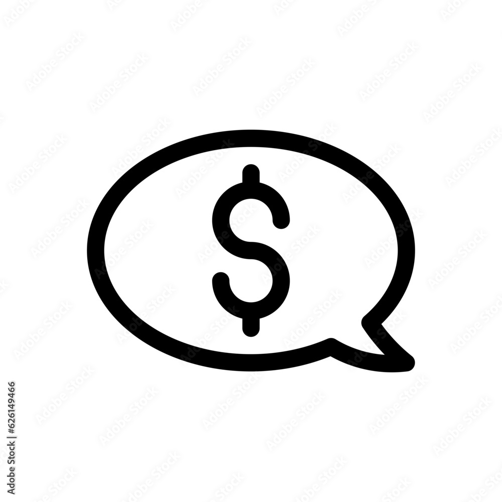 speech bubble line icon speech bubble line icon