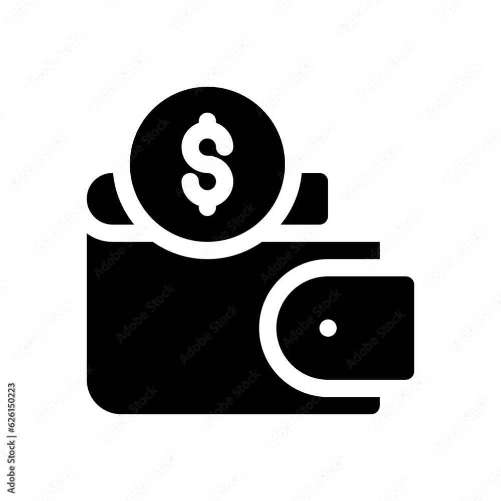 wallet glyph icon wallet glyph icon