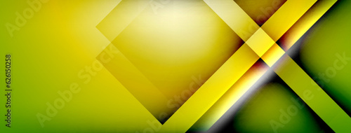 Light and shadow squares and lines abstract background
