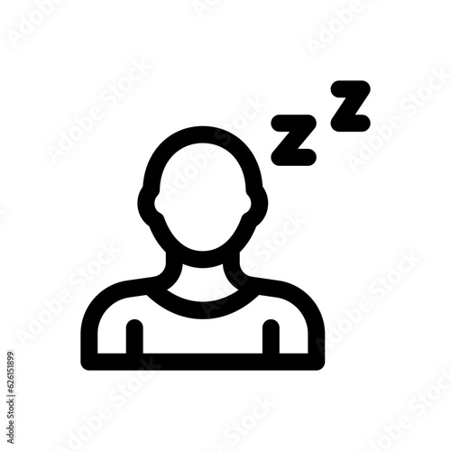 fatigue line icon
