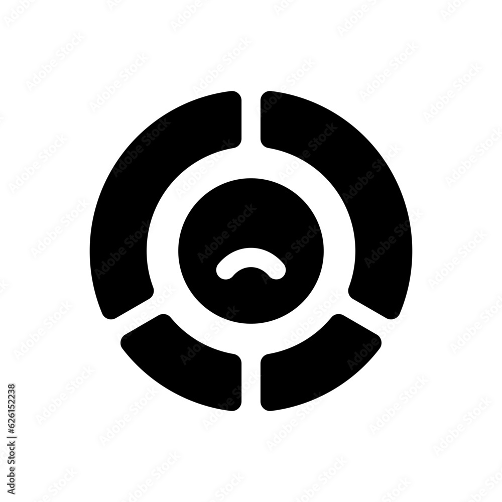 statistics glyph icon