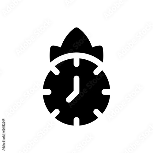 time glyph icon